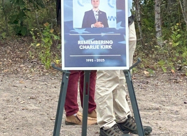 Charlie Kirk Vigil at Michigan Tech